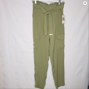 Paper Bag Waist Cargo Pants